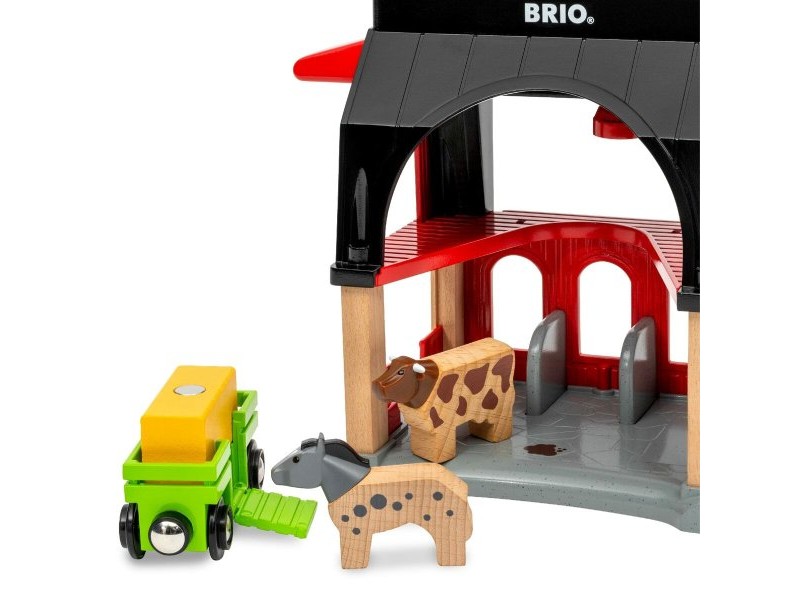 Комплект играчки Ravensburger Animal barn Дървен