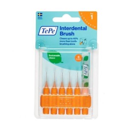 Интердентални четки Tepe   Оранжев 0,45 mm 6 броя