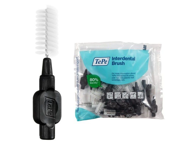 Интердентални четки Tepe Original Черен 1,5 mm 25 броя