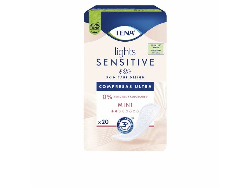 Нормални Превръзки Tena Lights Sensitive Mini 20 броя