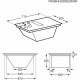 Индукционен Котлон Electrolux TCH74B01FB 71 cm 3200 W 7350 W