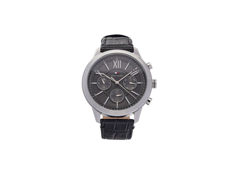 Мъжки часовник Tommy Hilfiger 1710527 Черен (Ø 44 mm)