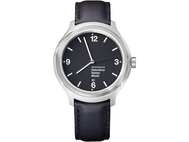 Мъжки часовник Mondaine HELVETICA No. 1 BOLD (Ø 43 mm)