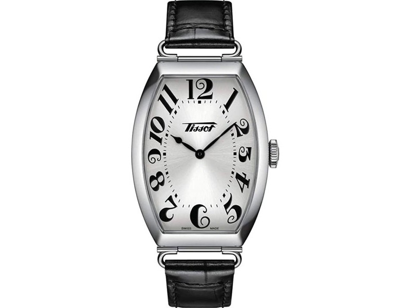 Мъжки часовник Tissot HERITAGE PORTO Сребрист Черен
