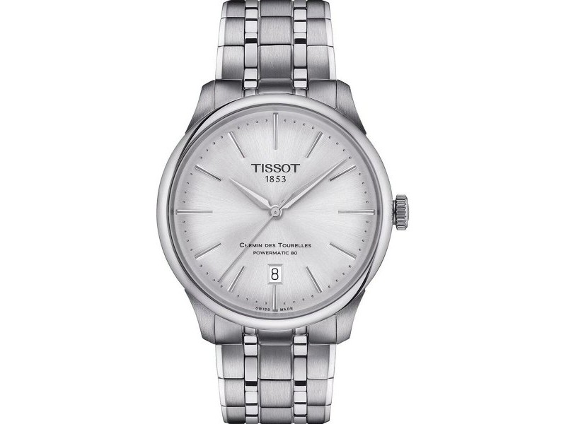 Мъжки часовник Tissot CHEMIN DES TOURELLES POWERMATIC 80 (Ø 39 mm)