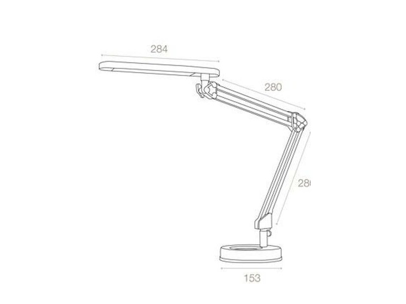 Flexo / Настолна лампа Archivo 2000 Led4Stars Сребрист Алуминий ABS 394 Lm