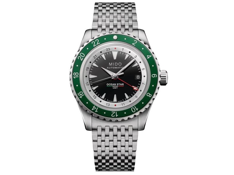 Мъжки часовник Mido OCEAN STAR GMT LIMITED EDITION Сребрист