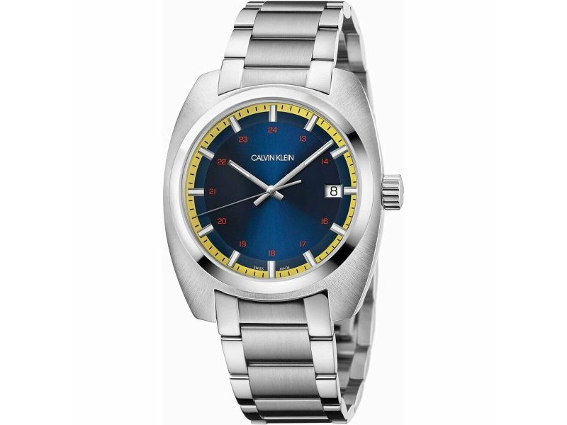 Мъжки часовник Calvin Klein ACHIEVE Сребрист (Ø 43 mm)