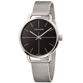 Мъжки часовник Calvin Klein K7B21121 Черен Сребрист