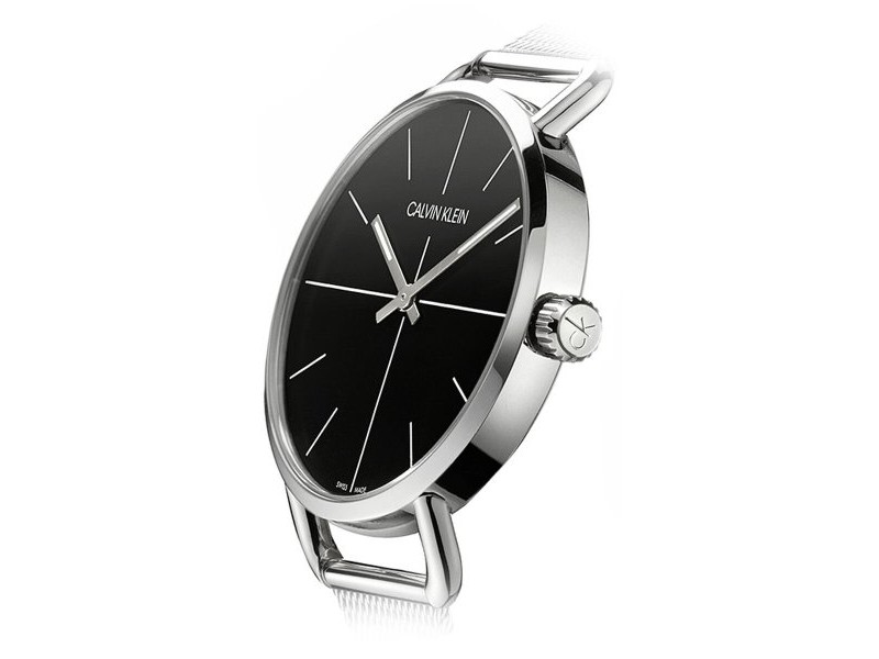 Мъжки часовник Calvin Klein K7B21121 Черен Сребрист