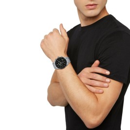 Мъжки часовник Breil TW1897 Черен Сребрист