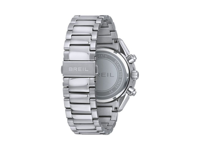 Мъжки часовник Breil TW1924 Черен Сребрист (Ø 44 mm)