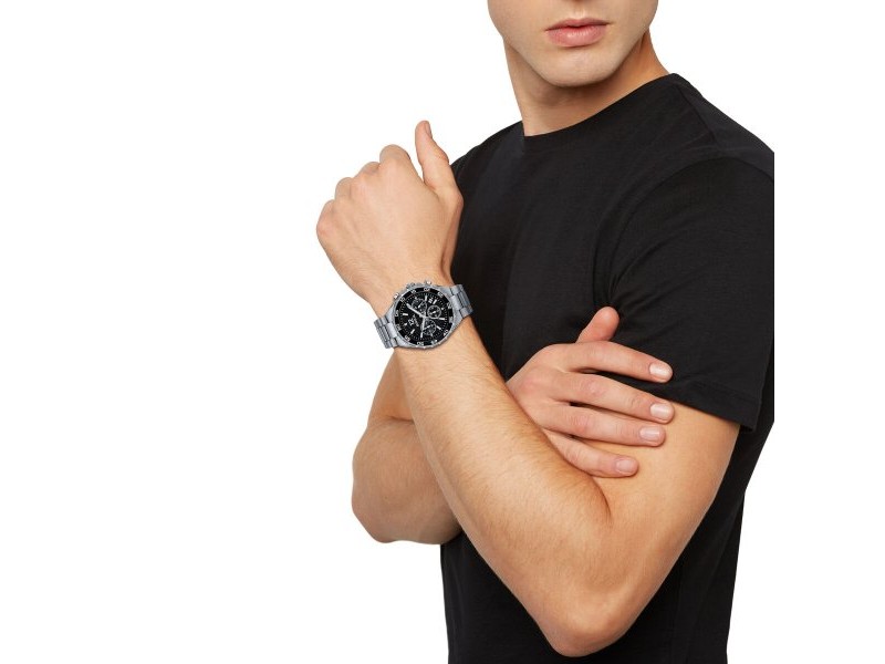Мъжки часовник Breil TW1947 Черен Сребрист