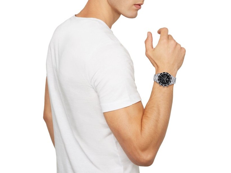 Мъжки часовник Breil TW1980 Черен Сребрист (Ø 43 mm)