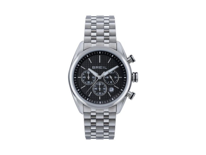 Мъжки часовник Breil TW1986 Черен Сребрист (Ø 43 mm)