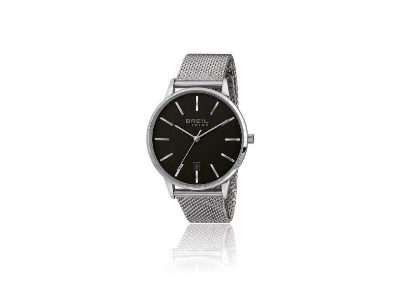 Мъжки часовник Breil EW0458 Черен Сребрист (Ø 41 mm)