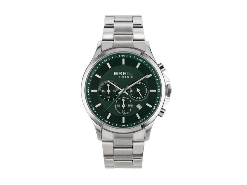 Мъжки часовник Breil EW0660 Зелен Сребрист (Ø 43 mm)