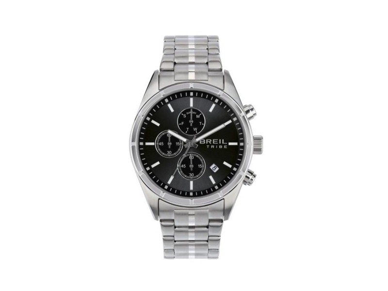Мъжки часовник Breil EW0694 Черен Сребрист