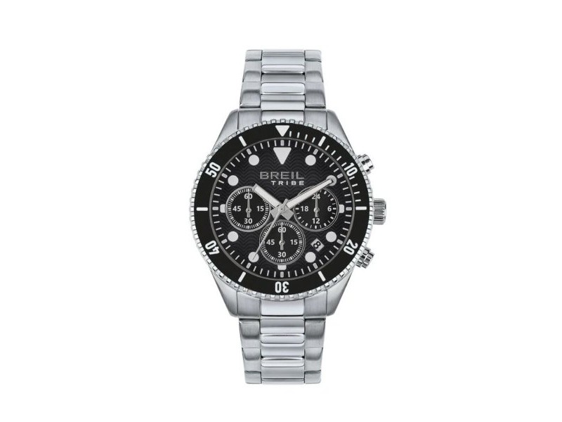 Мъжки часовник Breil EW0713 Черен Сребрист (Ø 41 mm)