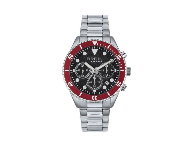 Мъжки часовник Breil EW0714 Черен Сребрист (Ø 41 mm)