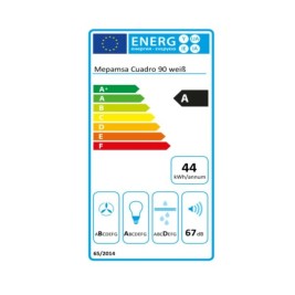 Конвенционален абсорбатор Mepamsa CUADRO 90 BLANC 90 cm 200 W 61 dB Бял