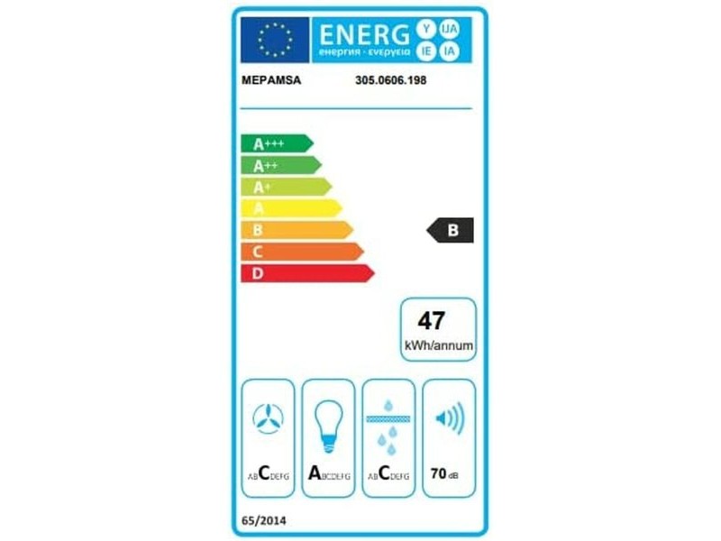 Конвенционален абсорбатор Mepamsa SMART PLUS NEO 52 cm Стомана