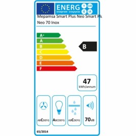 Конвенционален абсорбатор Mepamsa SMART PLUS NEO 70 cm 580 m3/h 70 dB Бял