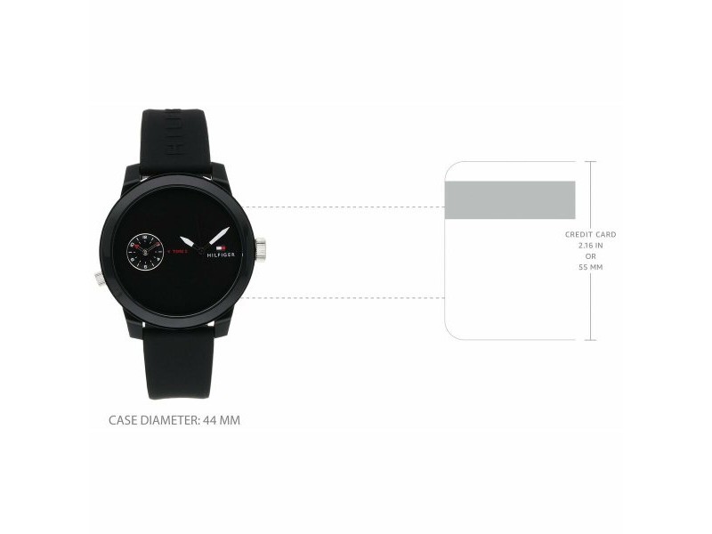 Мъжки часовник Tommy Hilfiger 1791326 (Ø 44 mm)