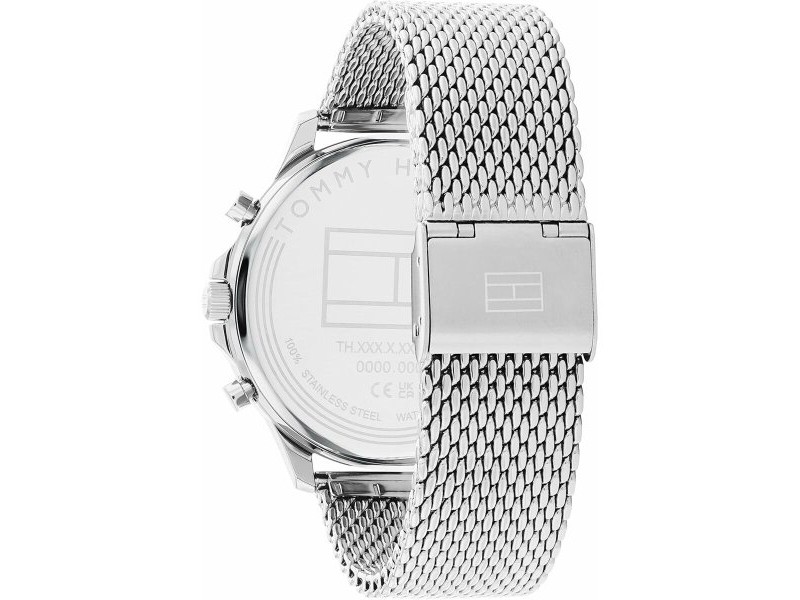 Мъжки часовник Tommy Hilfiger 1710498 Черен Сребрист (Ø 44 mm) Мъжки часовник Tommy Hilfiger 1710498 Черен Сребрист (Ø 44 mm)