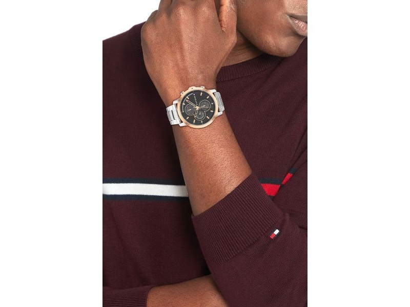 Мъжки часовник Tommy Hilfiger 1792050 Сив Сребрист