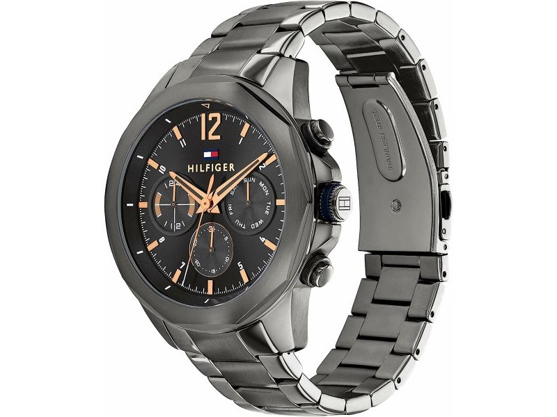 Мъжки часовник Tommy Hilfiger 1692186 Сив