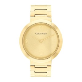 Мъжки часовник Calvin Klein 25200290 Златен (Ø 30 mm)