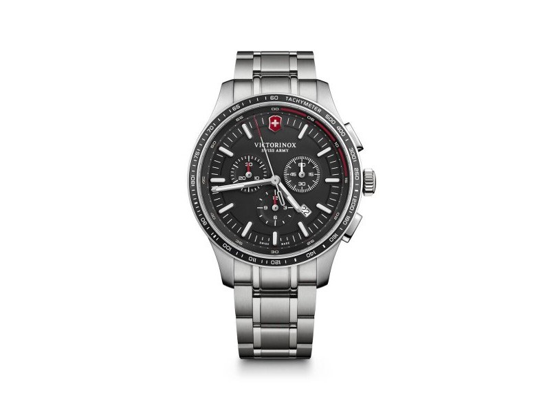 Мъжки часовник Victorinox V241816 Черен Сребрист