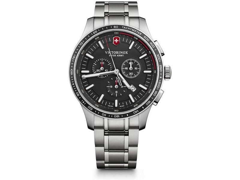 Мъжки часовник Victorinox V241816 Черен Сребрист