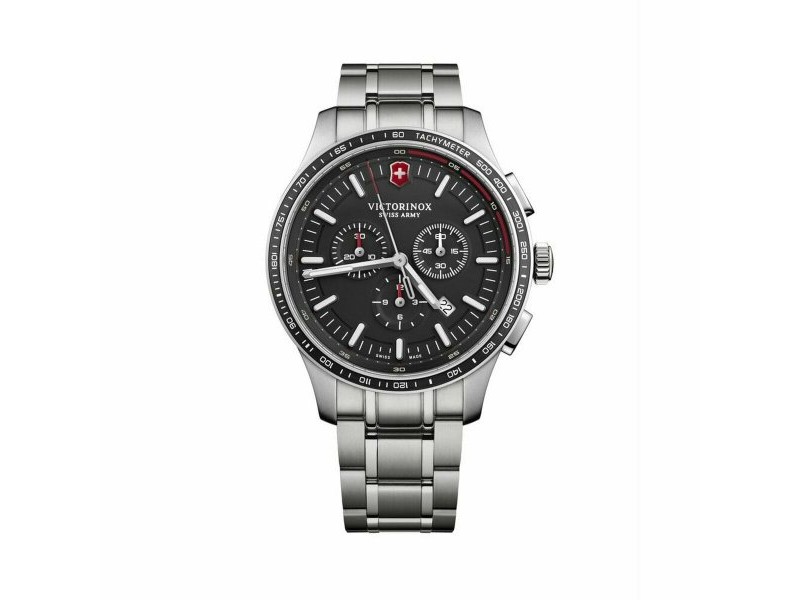 Мъжки часовник Victorinox V241816 Черен Сребрист