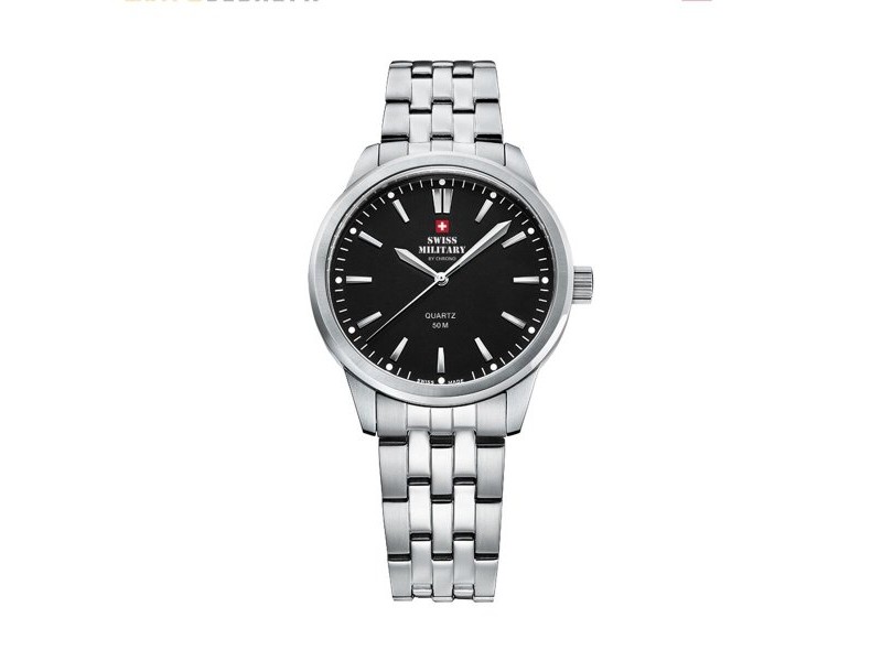 Мъжки часовник Swiss Military Chrono SMP36010.01 Сребрист