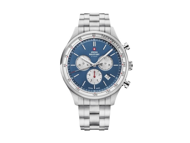 Мъжки часовник Swiss Military Chrono SM34081.03 Сребрист