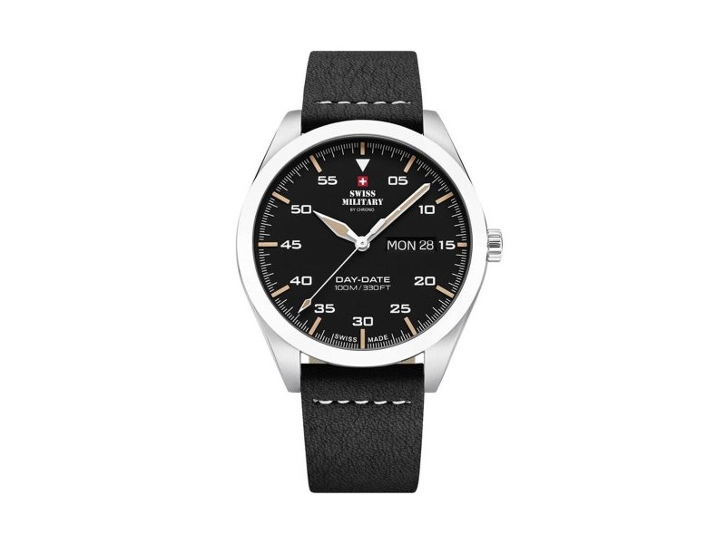 Мъжки часовник Swiss Military Chrono SM34087.04 Черен