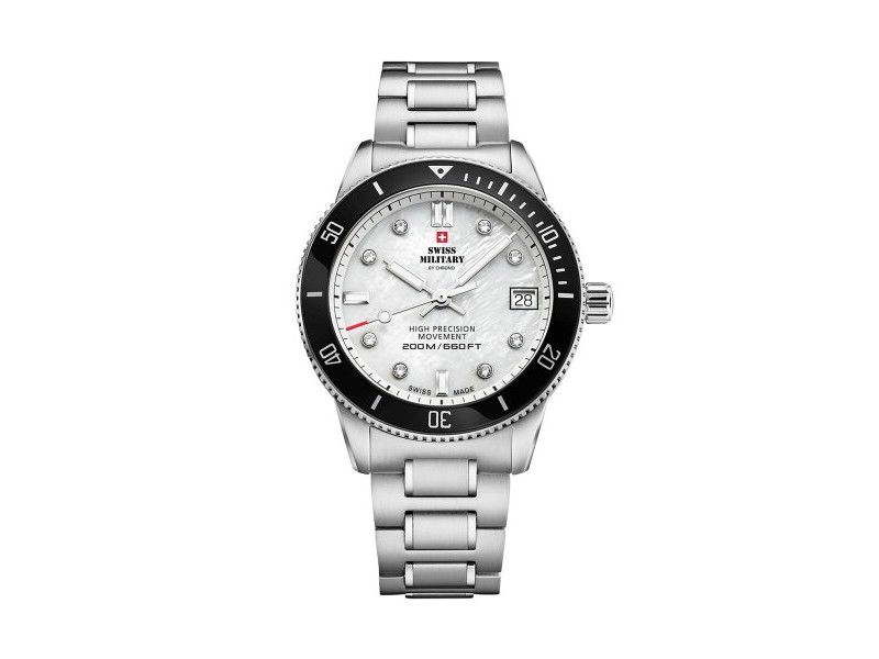 Мъжки часовник Swiss Military Chrono SM34089.03 Сребрист
