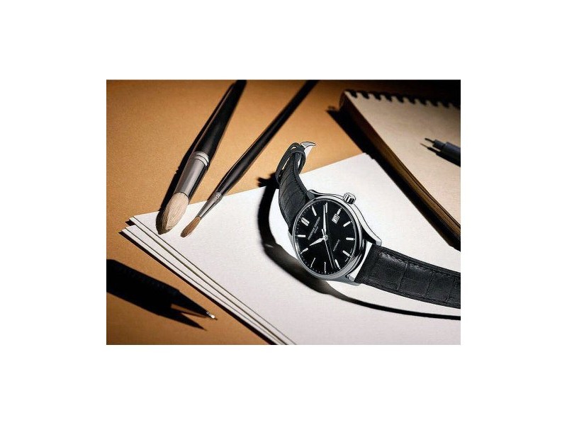 Мъжки часовник Frederique Constant CLASSIC Черен (Ø 40 mm)