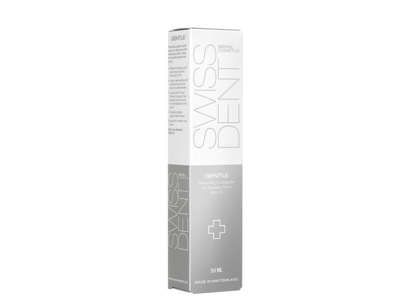 Избелваща Паста за Зъби Swissdent Gentle 50 ml
