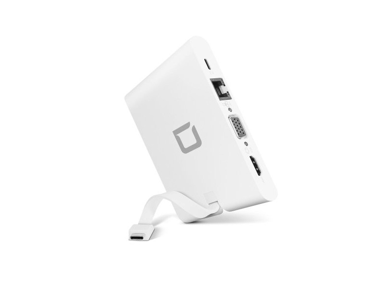 USB извод Dicota D31729 Бял