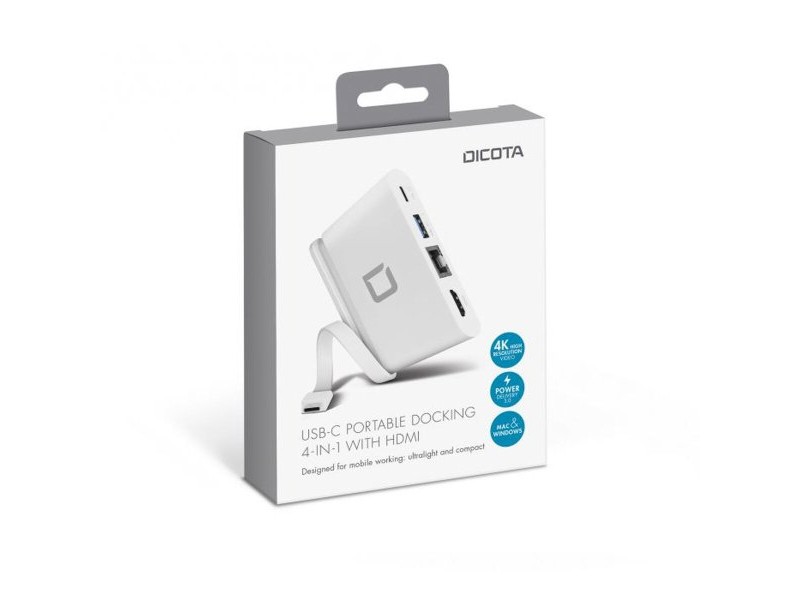 USB извод Dicota D31730 Бял
