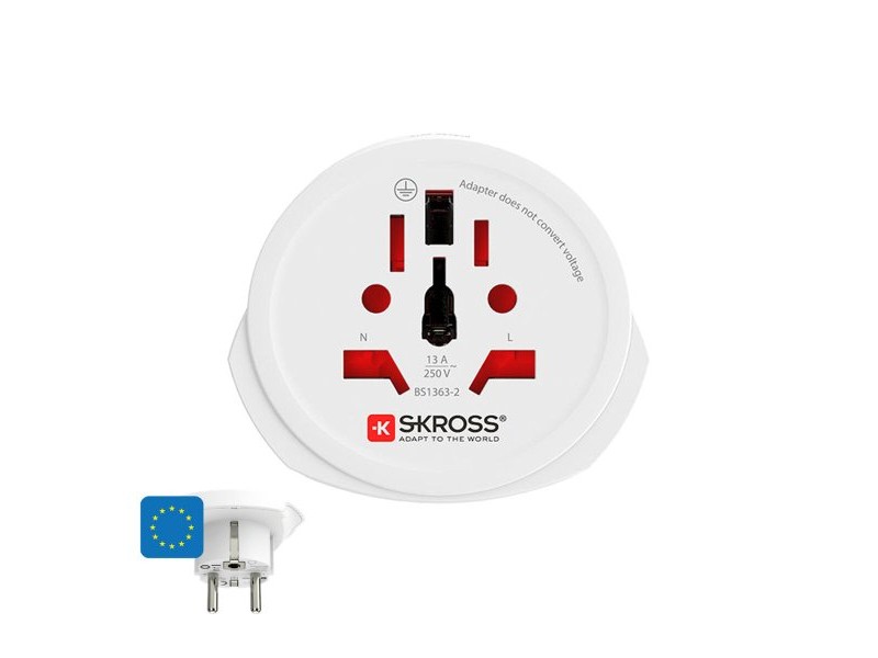 Адаптер за ток Skross 1500211-E Европейски Международен
