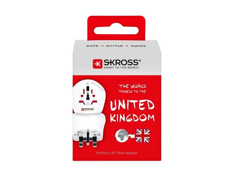Адаптер за ток Skross 1500225-e Международен Великобритания