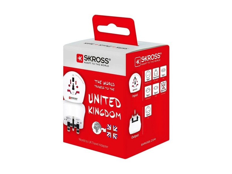 Адаптер за ток Skross 1500225-e Международен Великобритания