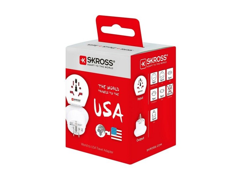 Адаптер за ток Skross 1.500221-E САЩ Международен