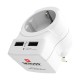 Адаптер за ток Skross 1500280 USB x 2 Европейски Великобритания