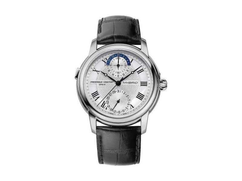 Мъжки часовник Frederique Constant HYBRID MANUFACTURE BLUETOOTH Черен