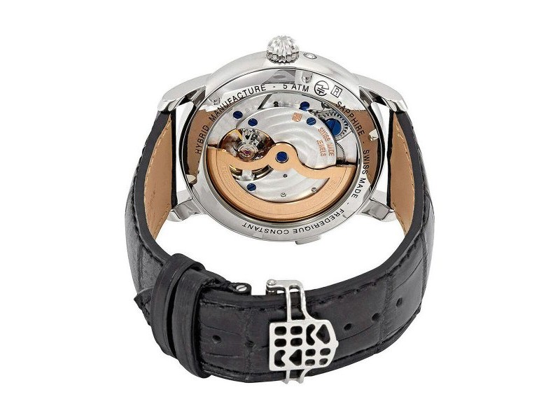 Мъжки часовник Frederique Constant HYBRID MANUFACTURE BLUETOOTH Черен